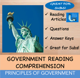 Principles of Government - Government Bundle