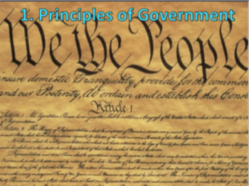 Preview of Principles of Government (U.S. Government) Bundle with Video