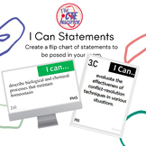 Principles of Health Science I CAN Statements