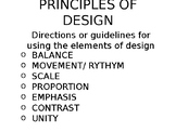 Principles of Interior Design Power Point and Guided notes