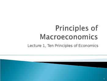 Preview of Principles of Macroeconomic ECON101