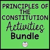 Principles of the Constitution Activities Worksheets Image