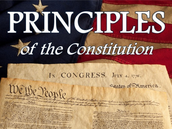 Preview of Principles of the Constitution (PowerPoint and Guided Notes)