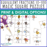 Print & Digital Equivalent Fractions Games, Worksheet Alte