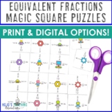 Print AND Digital Equivalent Fractions Worksheet Alternati