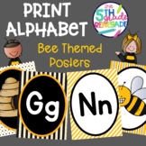Print Alphabet Anchor Charts for Primary Grades Bee Theme