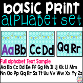 Print Alphabet Bulletin Board Set