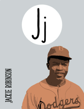 Jackie Robinson 8.5x11 Print 