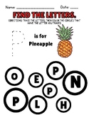 Print Awareness for Letter 'P'