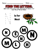 Print Awareness for the Letter 'N'