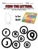 Print Awareness for the Letter 'Q'