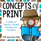 Print Concepts | Parts of a Book & Concepts of Print | Kin