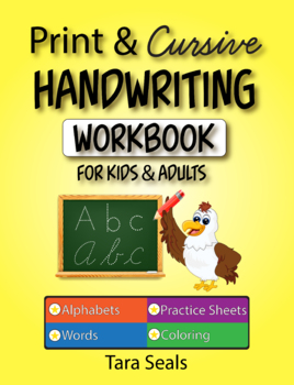 Print & Cursive Handwriting Workbook for Kids & Adults by The Bossy ...