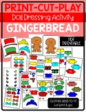 Print Cut Play - Gingerbread - Doll Dressing Activity Book