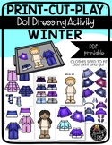 Print Cut Play - WINTER - Doll Dressing Activity