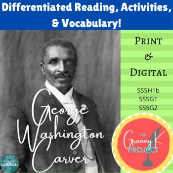 Preview of George Washington Carver- The Granny K Project, DIGITAL & Print