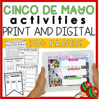 Print & Digital Cinco de Mayo Activities | Distance Learning, Google Slides