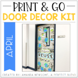 Print & Go Door Decor Kit: April