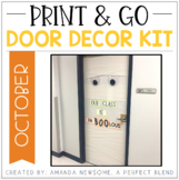 Print & Go Door Decor Kit: October