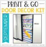 Print & Go Door Decor Kit: September