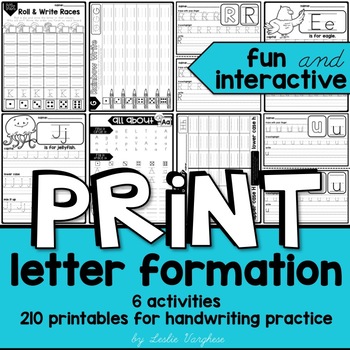 Handwriting Activities - 25 Worksheets - Letter Sizing - Occupational  therapy