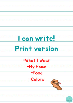 Preview of Print Handwriting Practice Packet