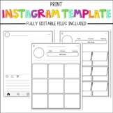 Printable Instagram Template