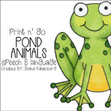 Print N' Go: Pond Animals