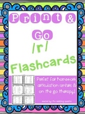 Print N' Go /R/ Flashcards- Distance Learning