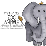 Print N' Go: Zoo Animals