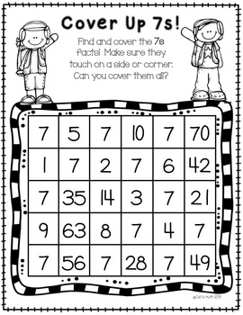 print and play multiplication games by carla hoff tpt
