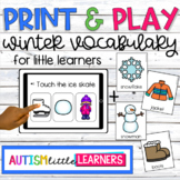 Winter Clothing Vocabulary by Autism Little Learners