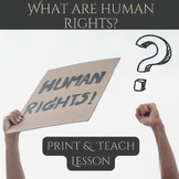 Print & Teach: Human Rights Lesson and Activity