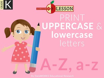 Preview of Print Uppercase and Lowercase Letters