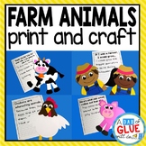 Farm Animals Print and Craft and Creative Writing
