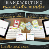 Handwriting Practice Bundle - Print and Cursive Essential Packet