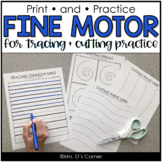 Print and Go Fine Motor Practice for Tracing and Cutting |