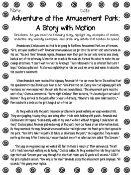 Motion and speed lesson plans