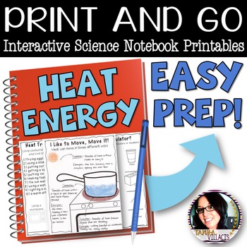 Preview of Print and Go Interactive Science Sheets for Heat Energy/ Heat Transfer