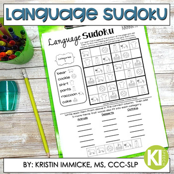 Preview of Print and Go Language Sudoku - No Prep Language Practice