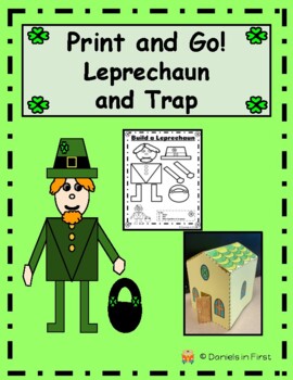 Preview of Print and Go!  Leprechaun and Trap