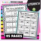 literacy worksheets literacy activities by teaching