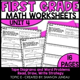 Math Worksheets 1st Grade [Word problems within 20]