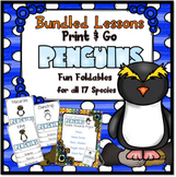 Print and Go Penguins Bundle ~ Fun Foldables