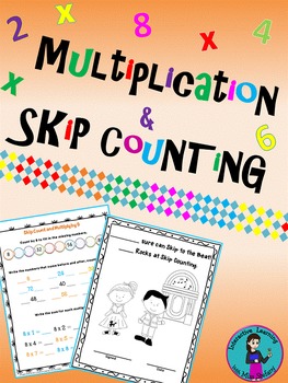 Preview of Print and Go Skip Counting to Multiplication 