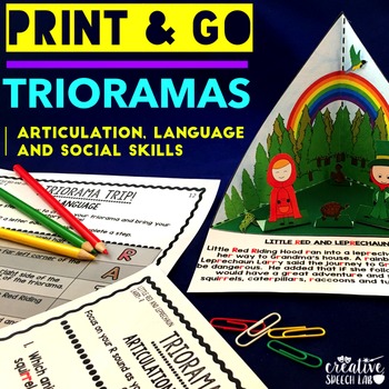 Preview of Print & Go Trioramas for Mixed Groups