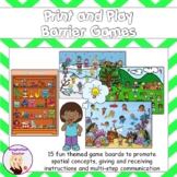 Print and Play Barrier Games