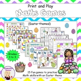 Print and Play Math Games (Easter themed)