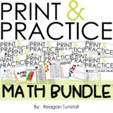 Print and Practice Math Bundle