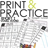 Print and Practice Short i Vowel Sound